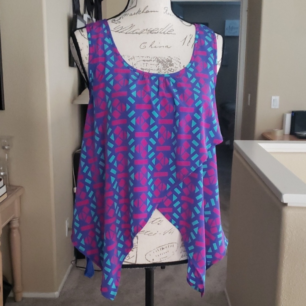 Cross sectioned top